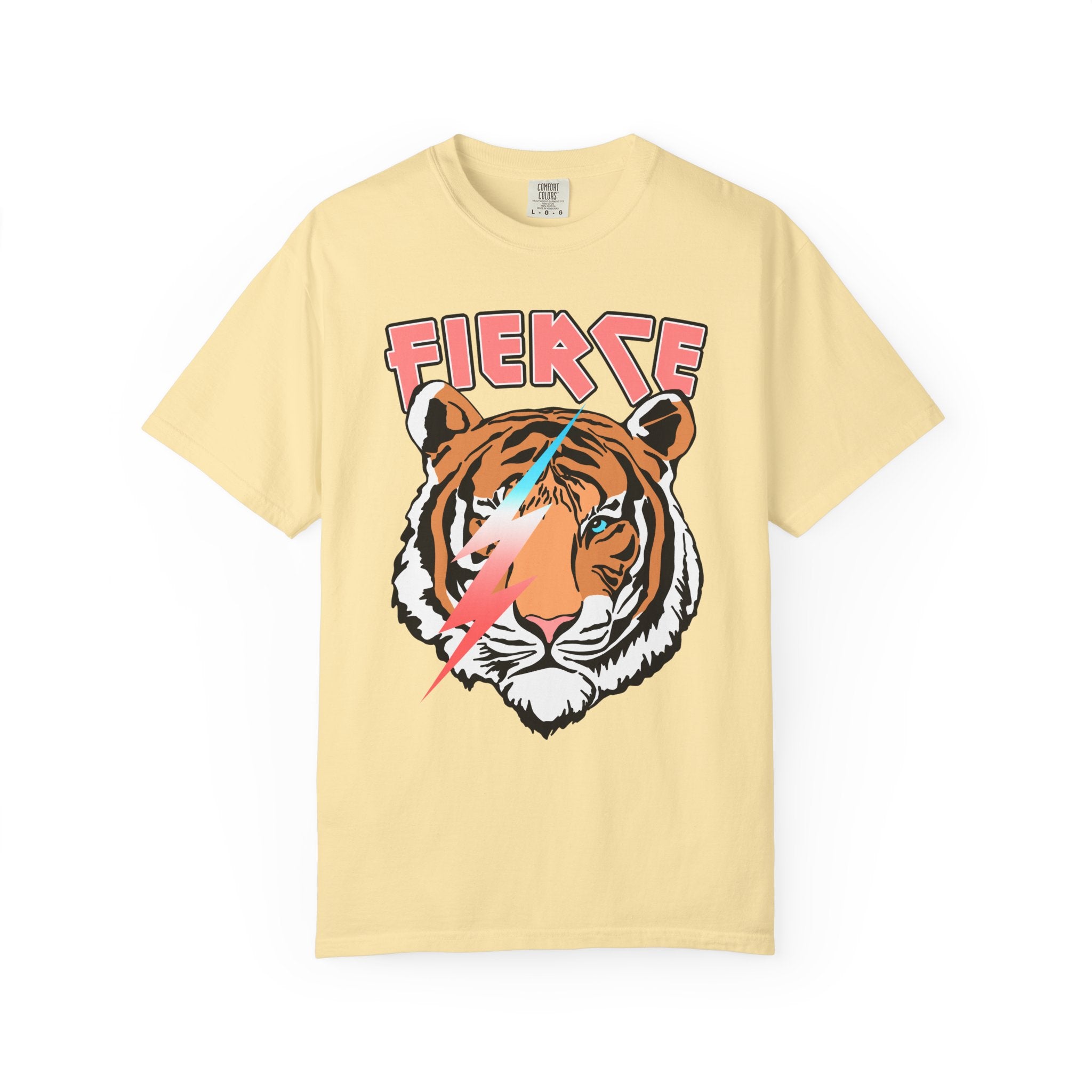 Fierce Lightning Tiger Graphic Tee