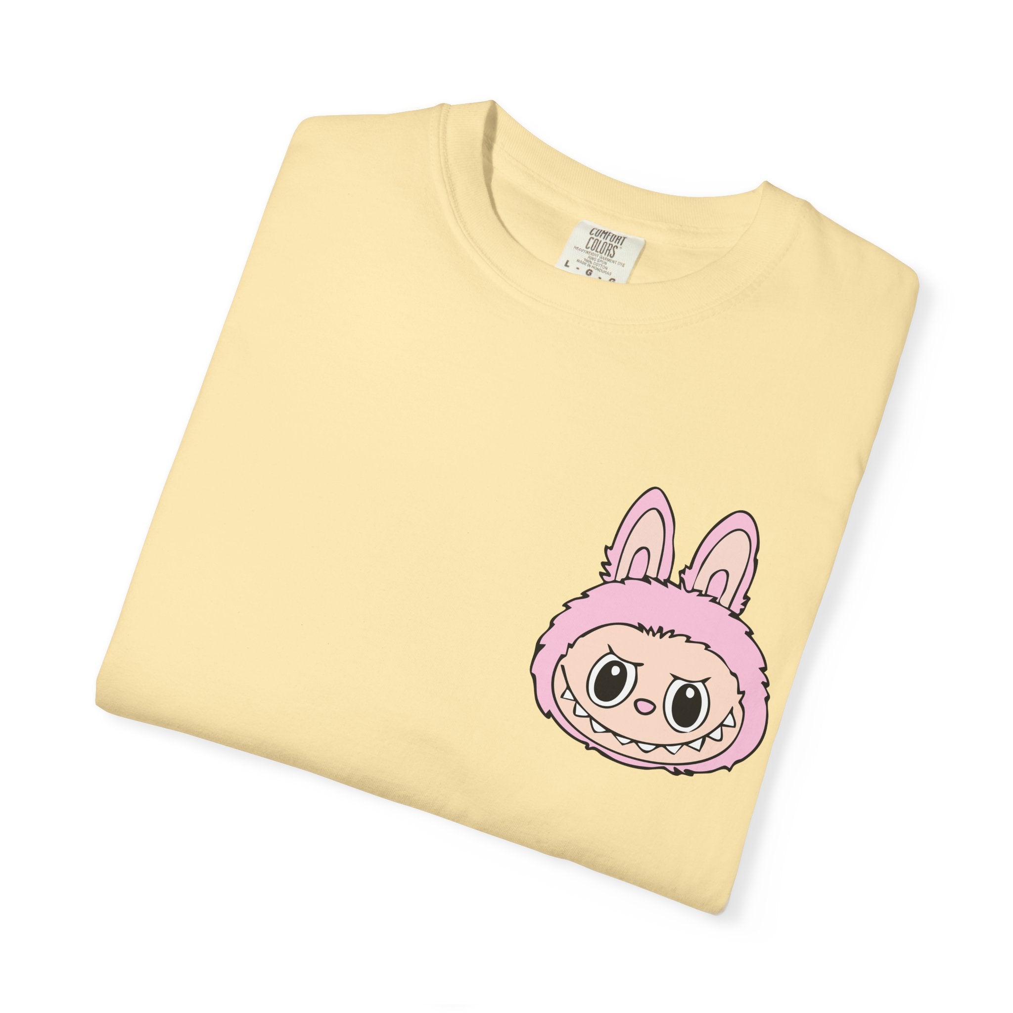 Light Pink Labubu Face Tee