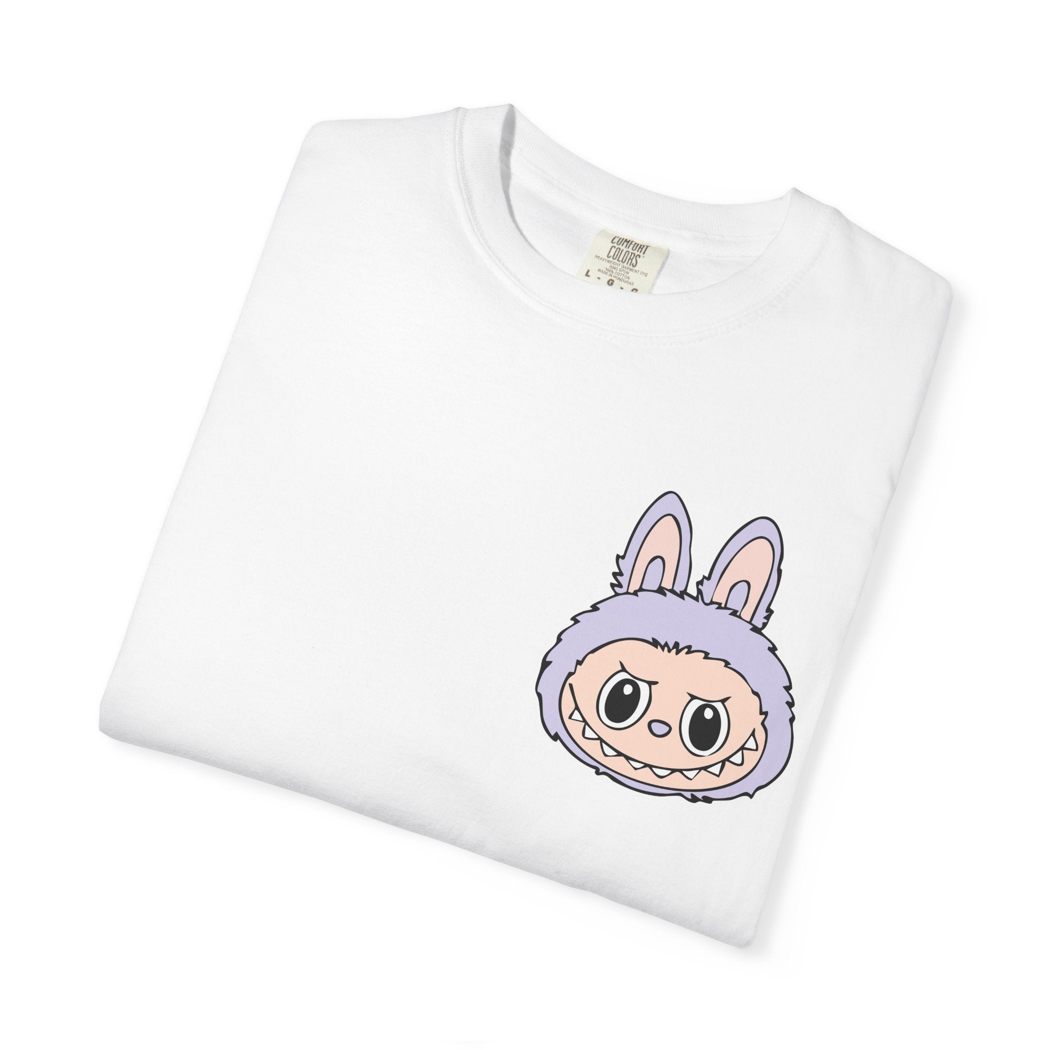 Light Purple Labubu Face Tee