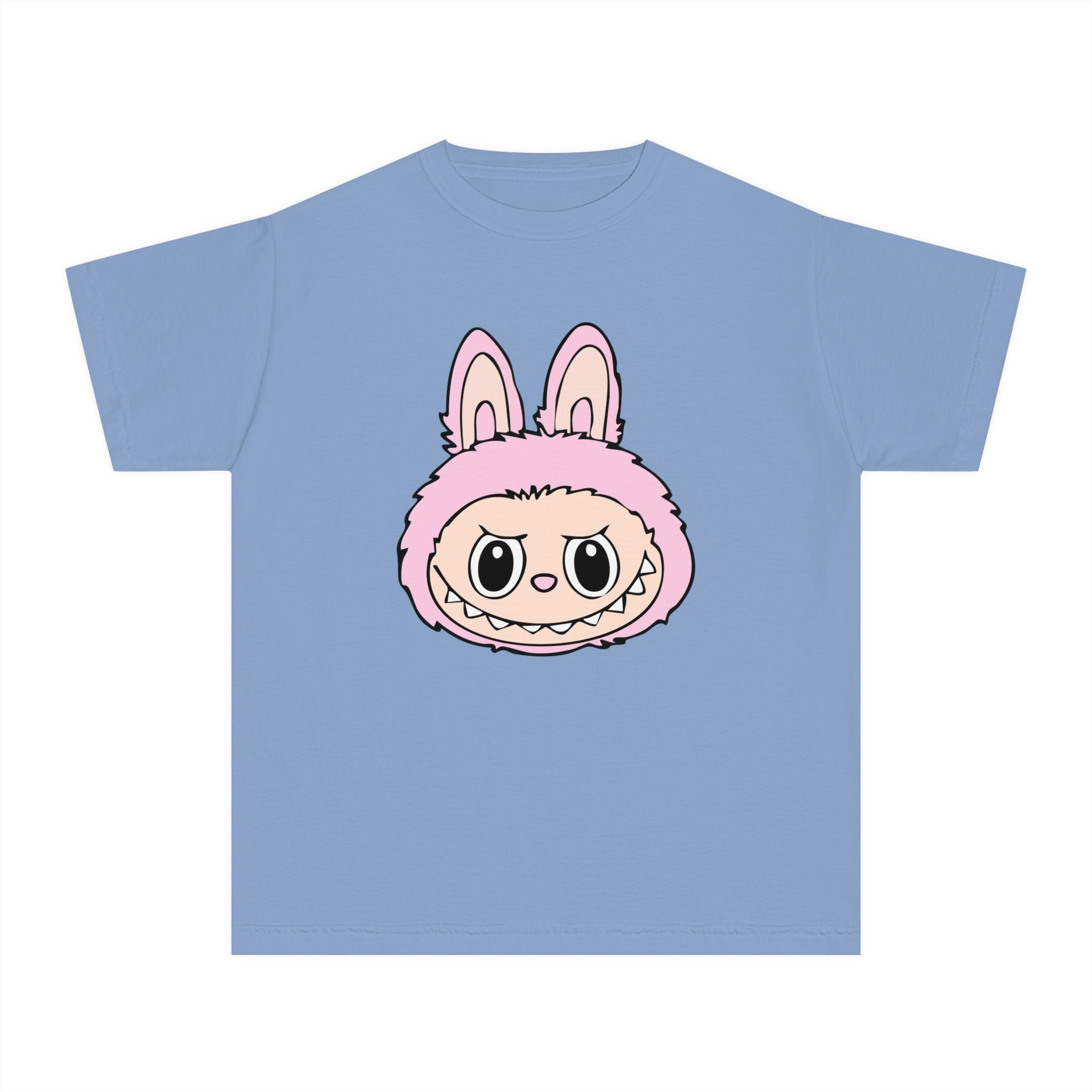 Light Pink Labubu Face Youth Tee