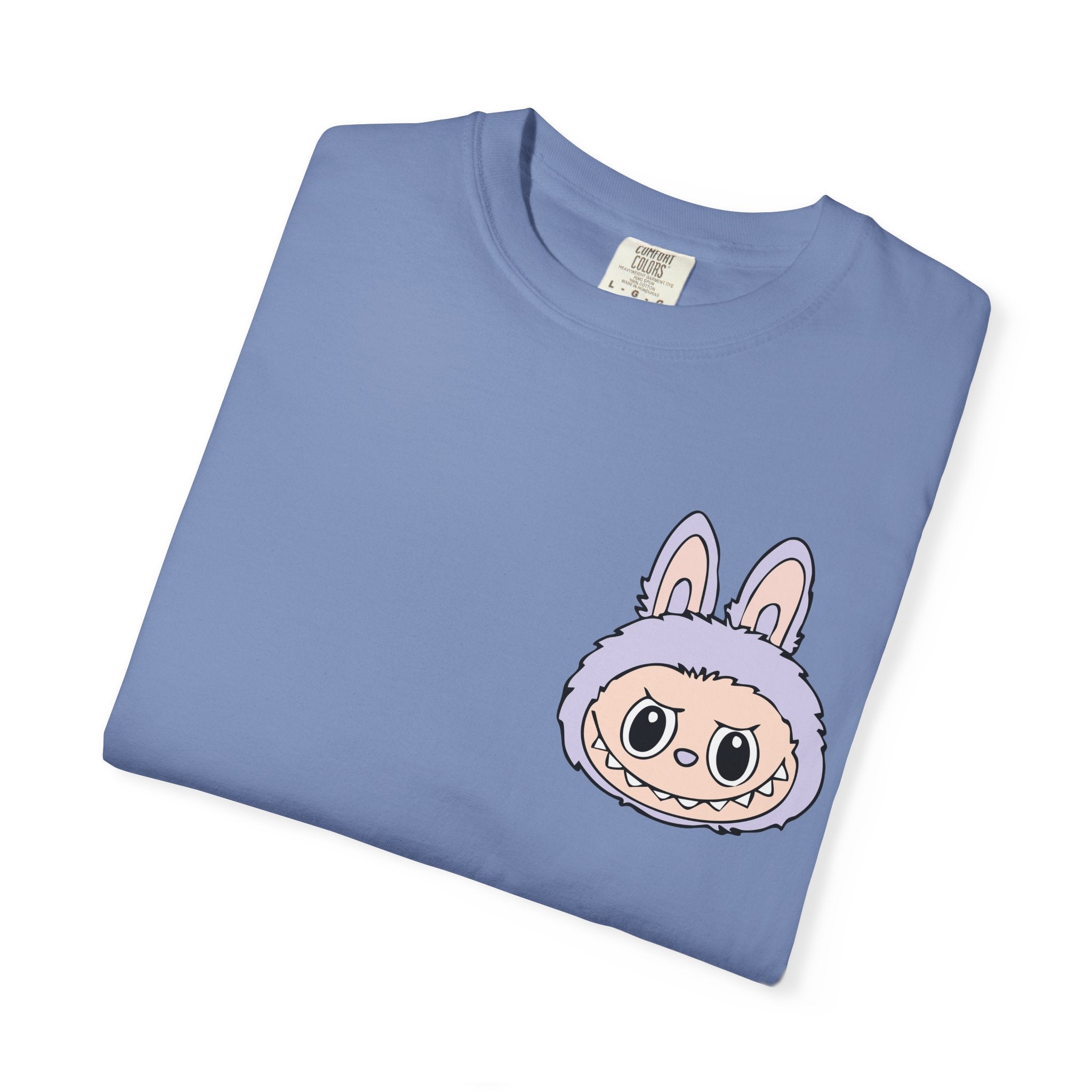 Light Purple Labubu Face Tee