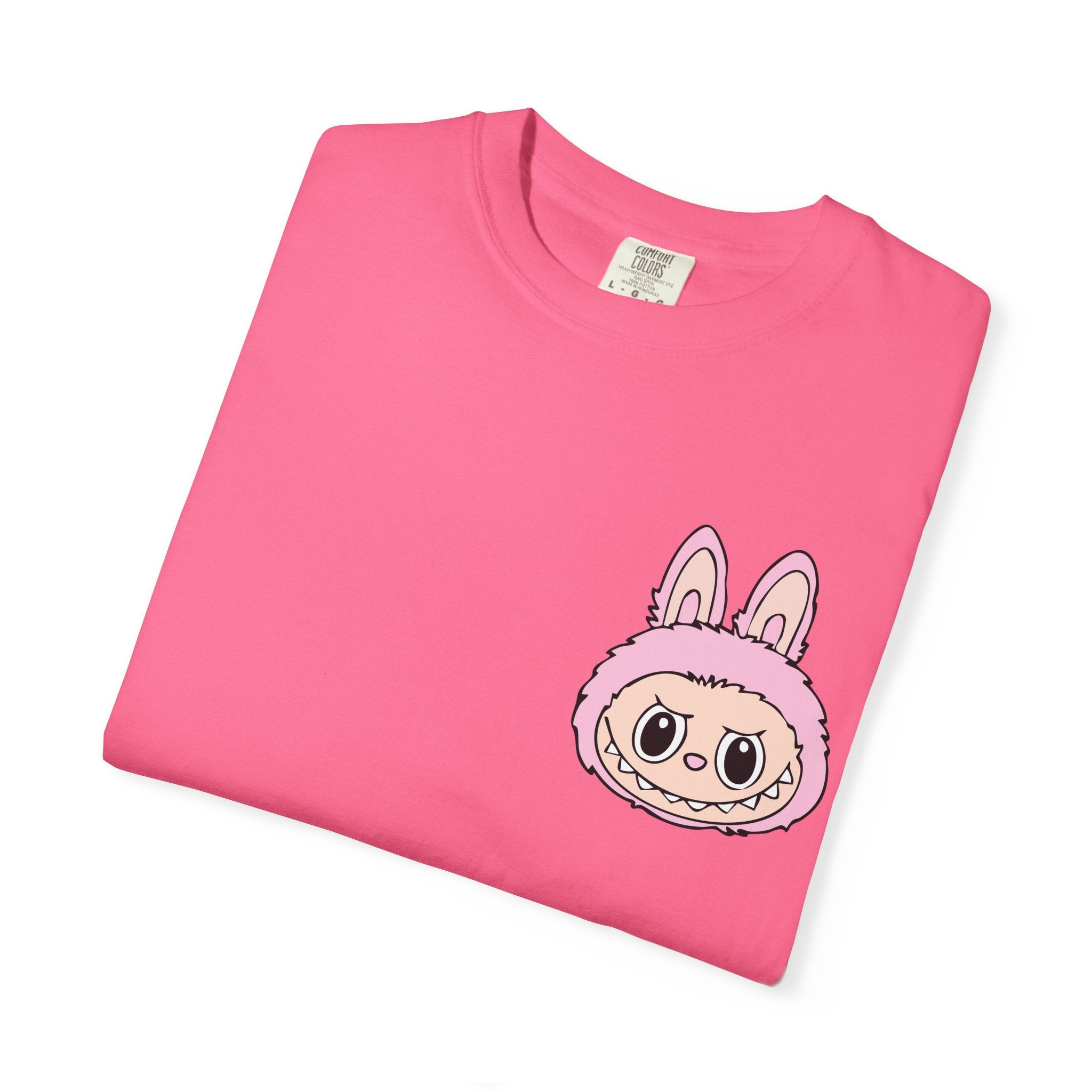 Light Pink Labubu Face Tee