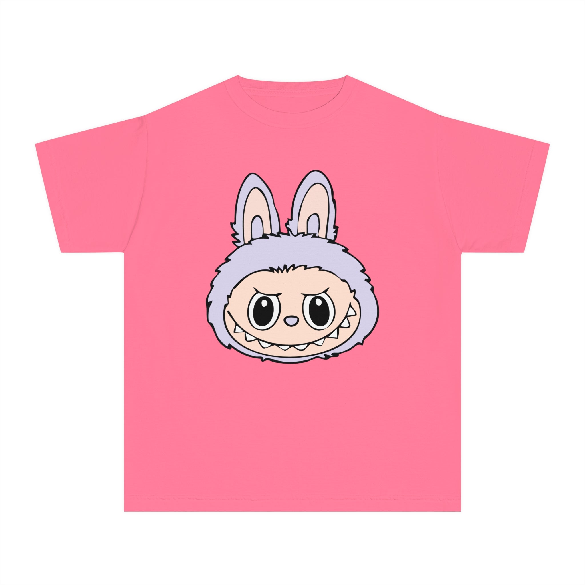 Light Purple Labubu Face Youth Tee