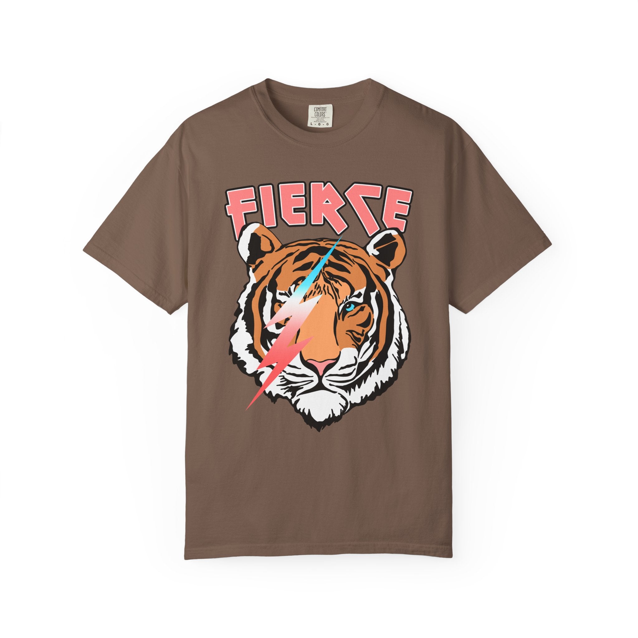 Fierce Lightning Tiger Graphic Tee