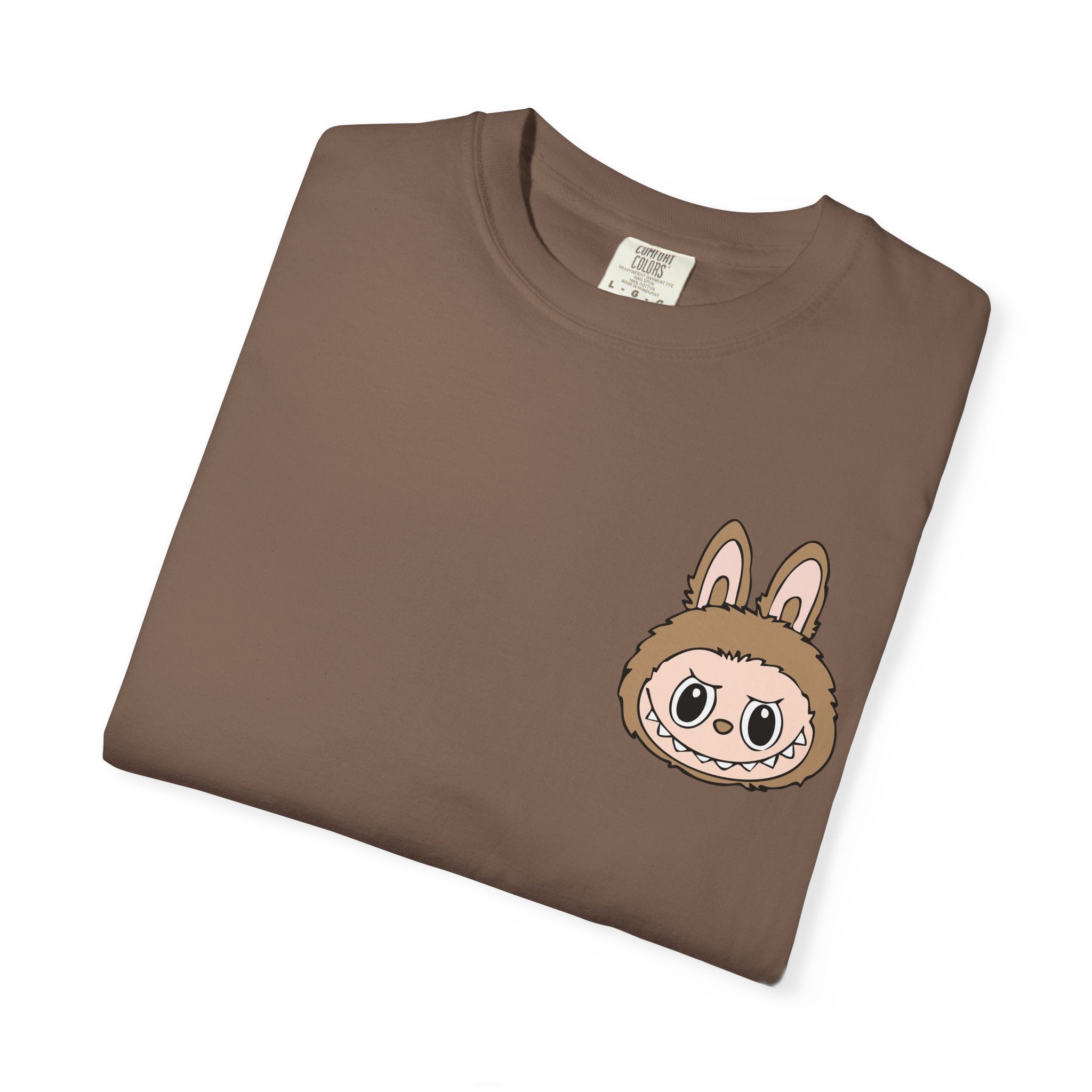Brown Labubu Face Tee