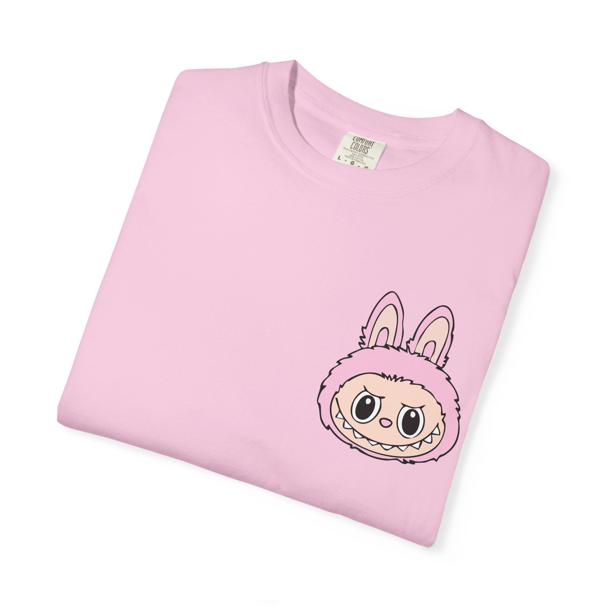 Light Pink Labubu Face Tee