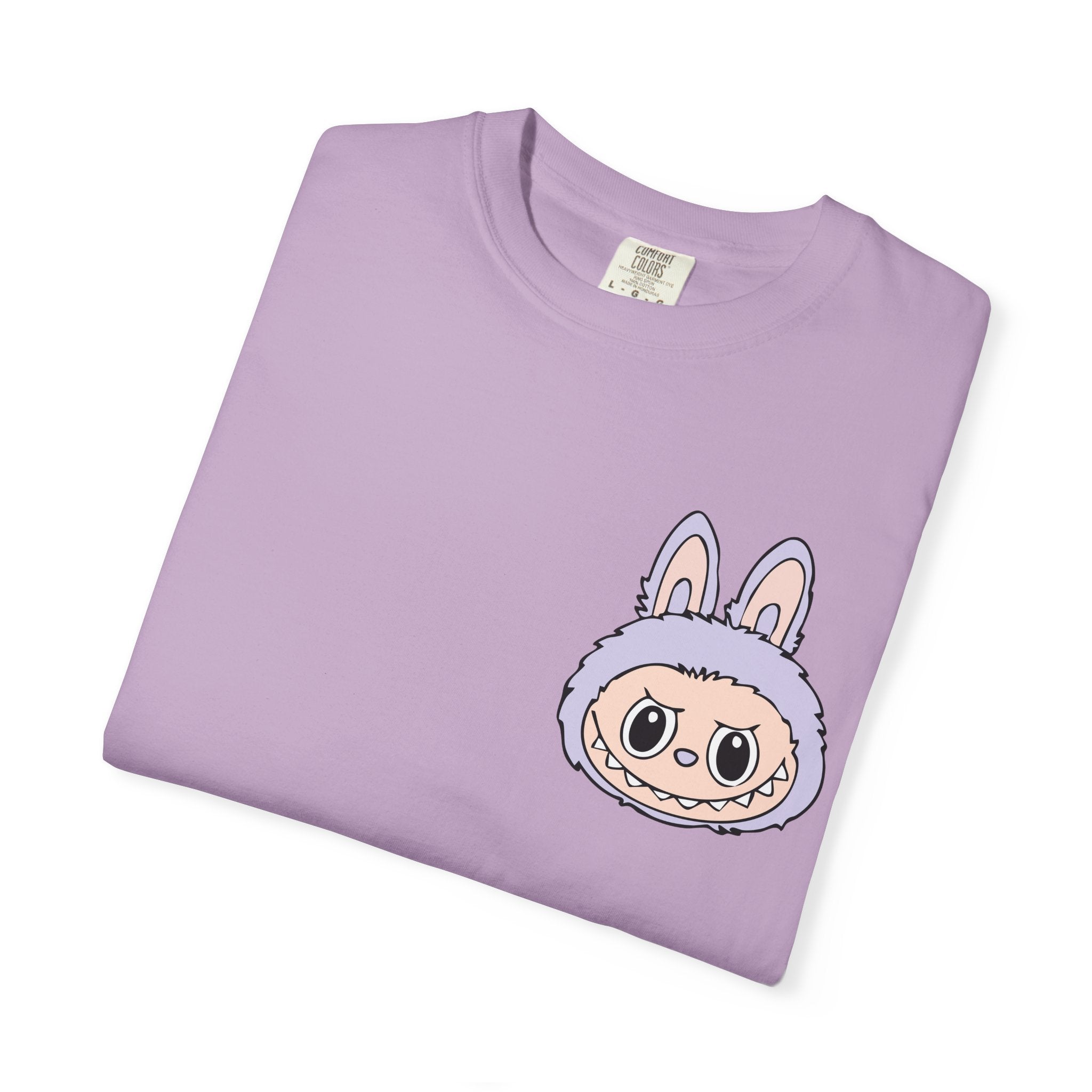 Light Purple Labubu Face Tee