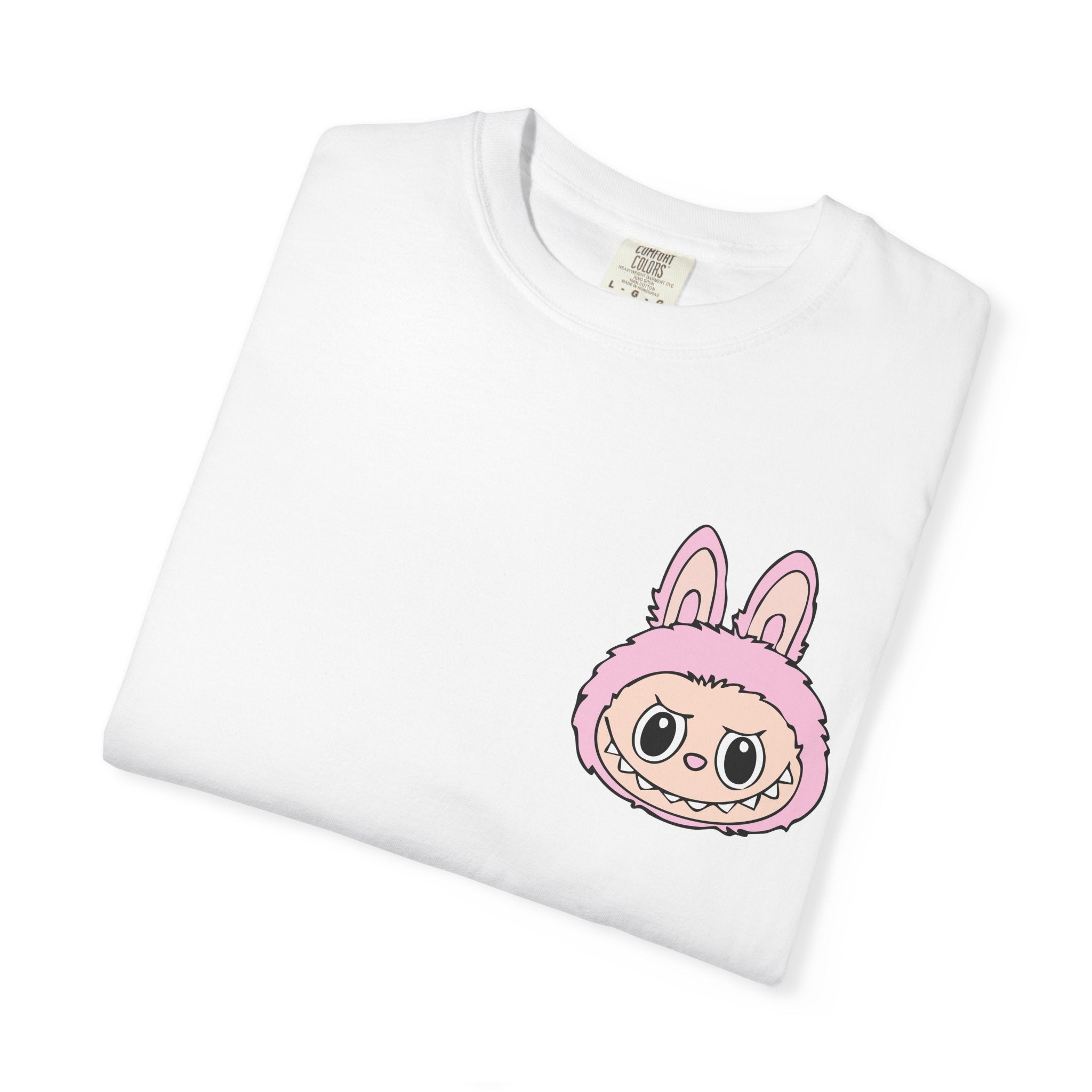 Light Pink Labubu Face Tee
