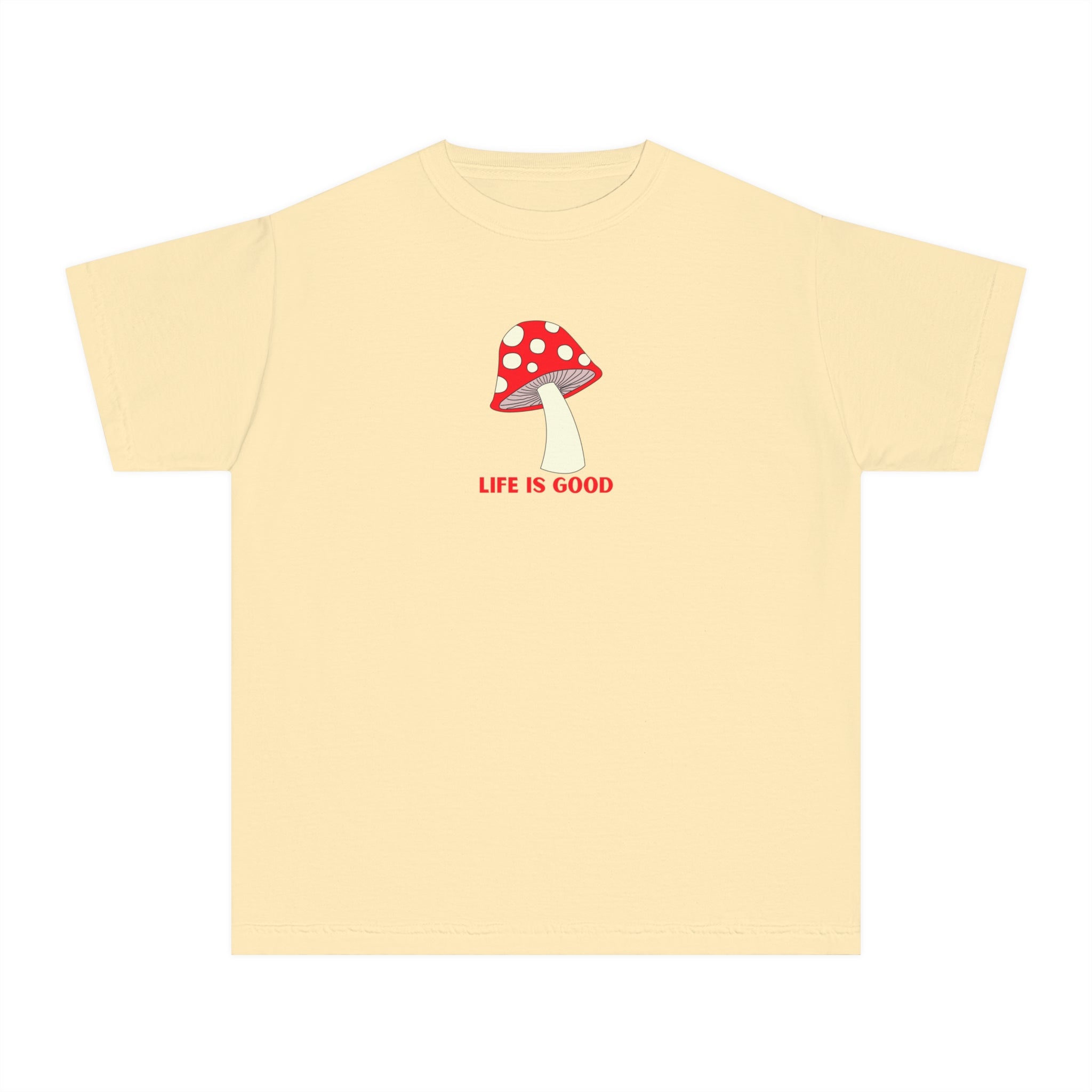 Life Is Good Mushroom Youth Tee