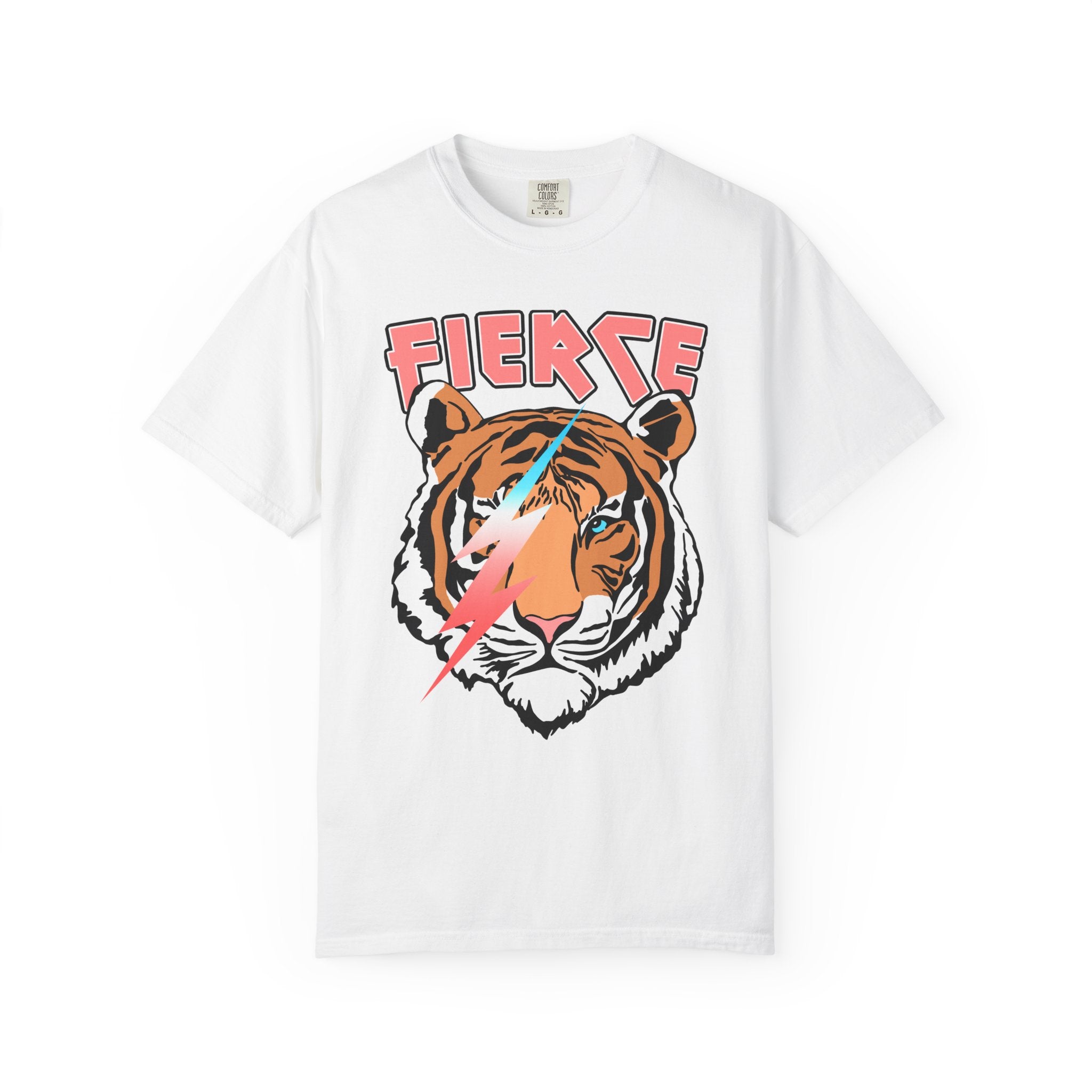 Fierce Lightning Tiger Graphic Tee