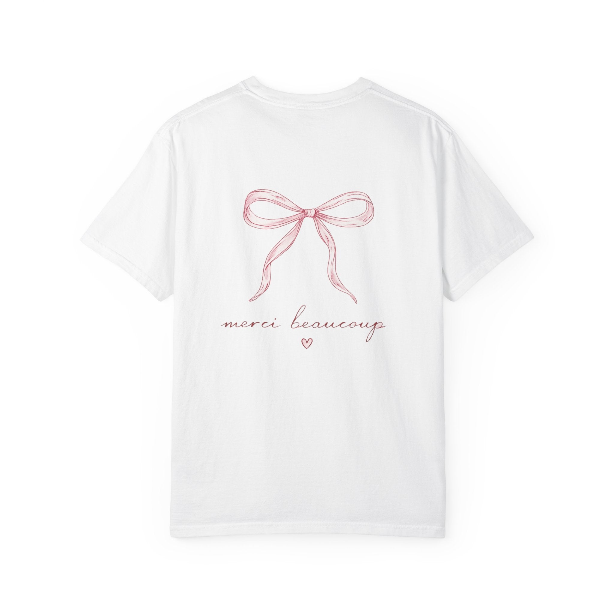 Merci Beaucoup Bow Tee