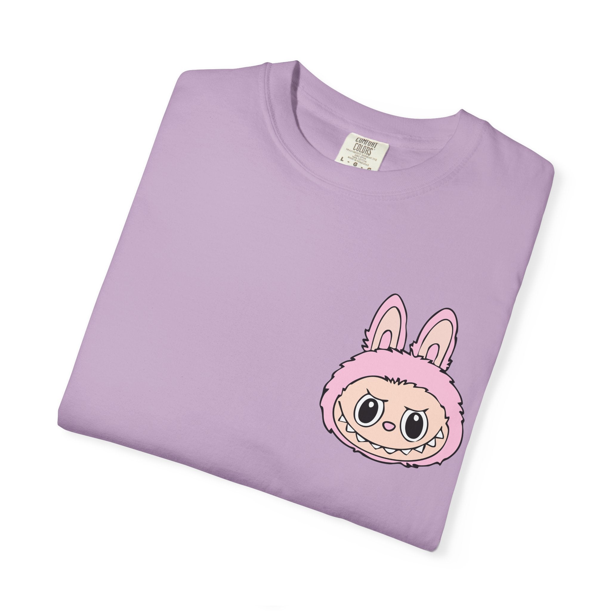 Light Pink Labubu Face Tee