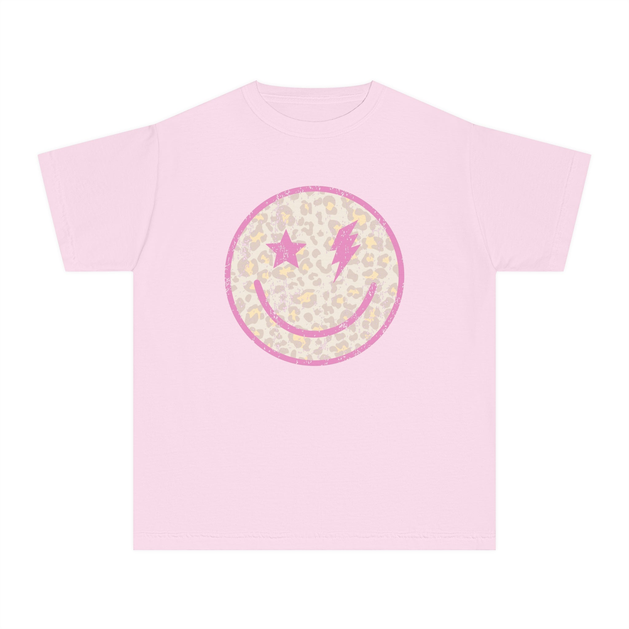 Leopard Smiley Youth Tee