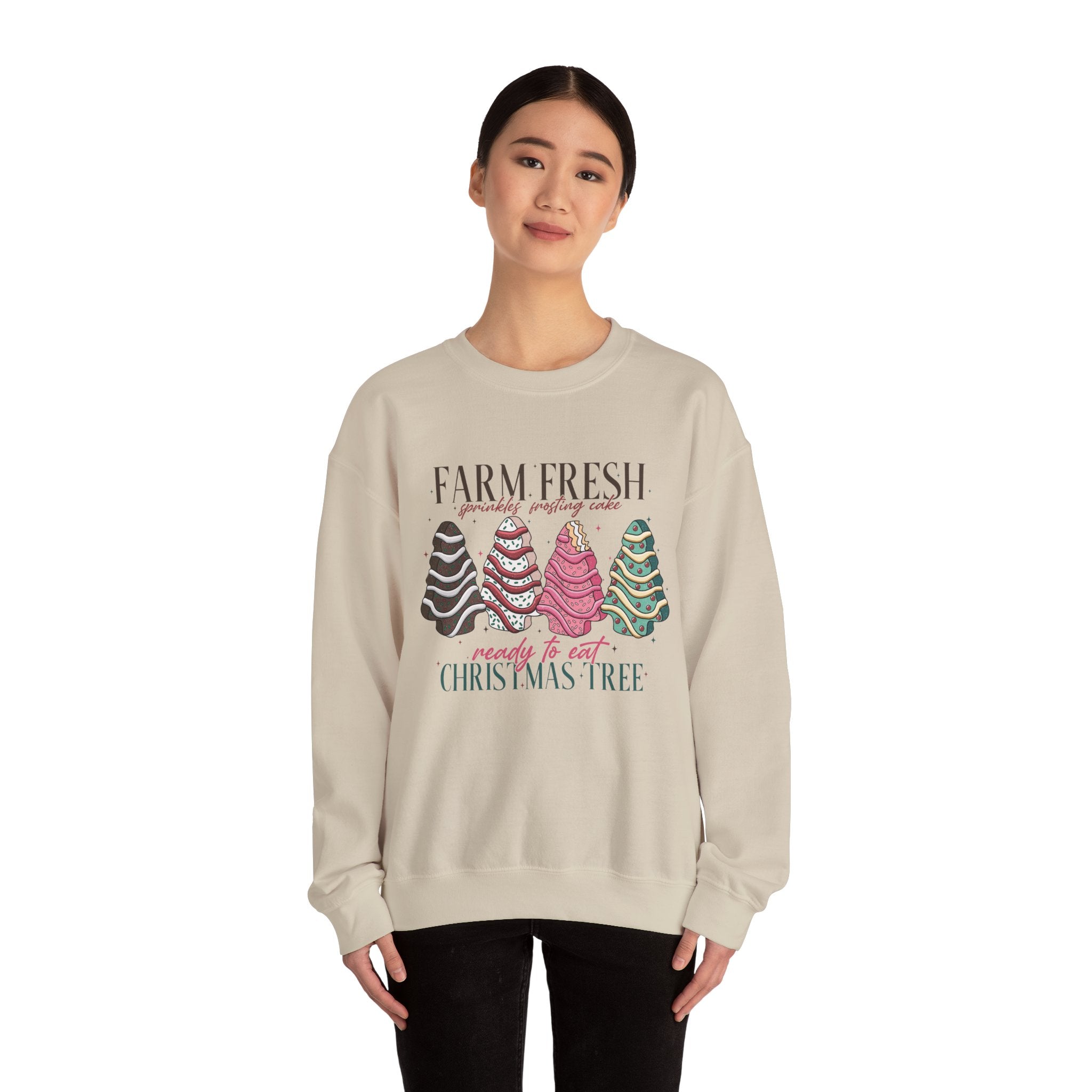 Farm Fresh Christmas Tree Holiday Crewneck