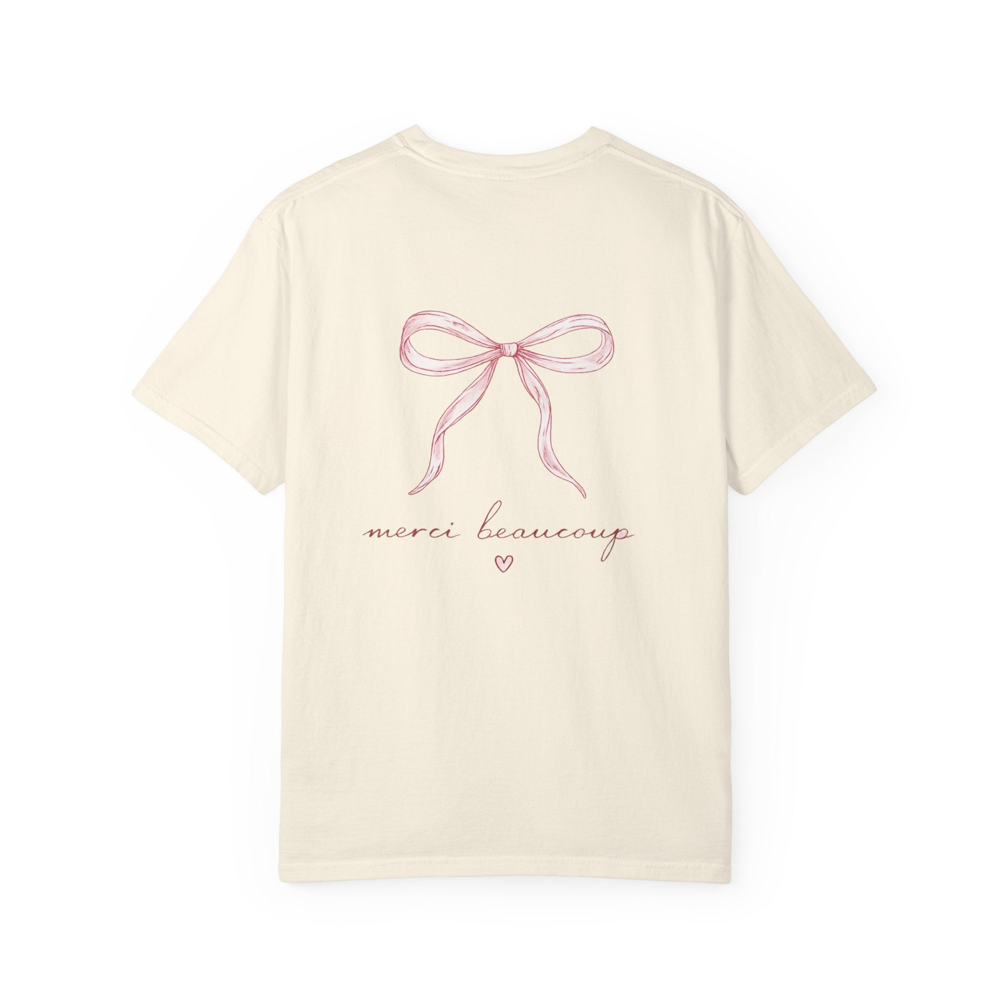 Merci Beaucoup Bow Tee