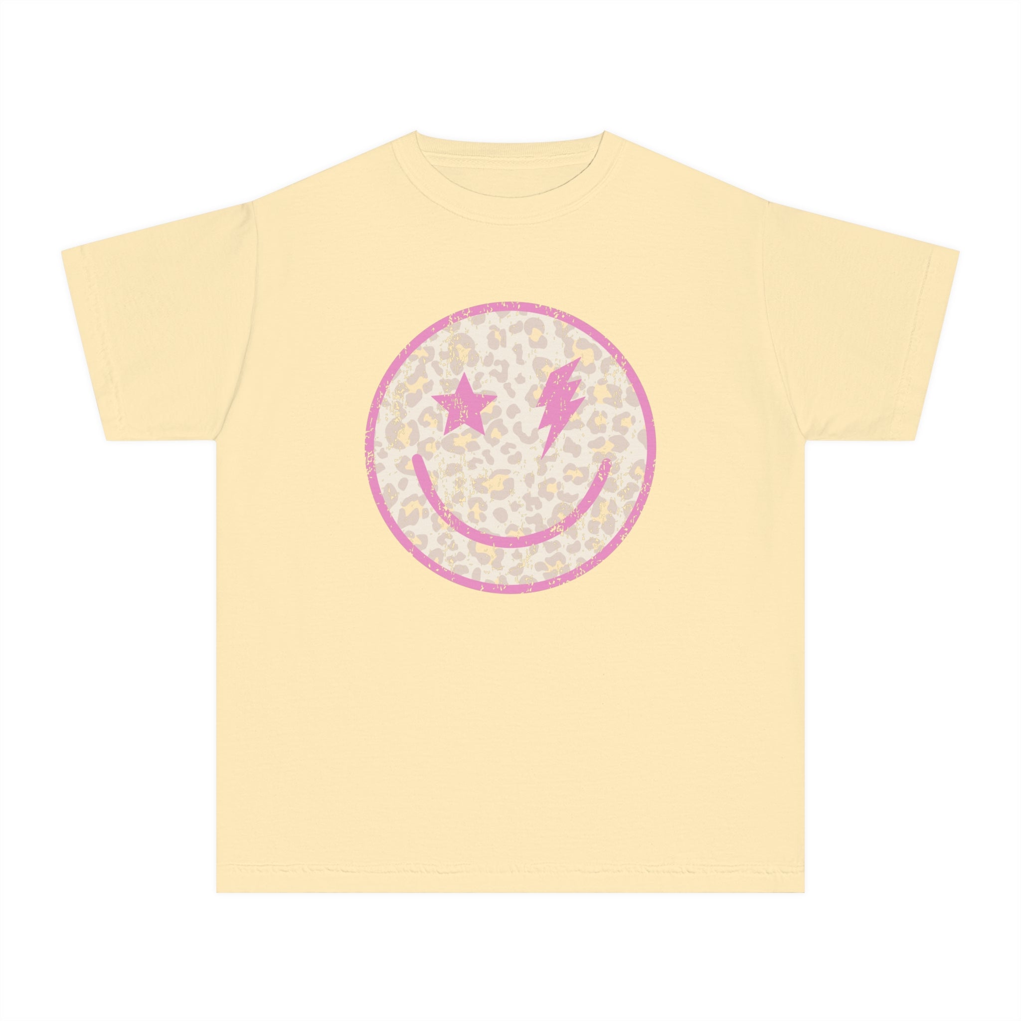 Leopard Smiley Youth Tee