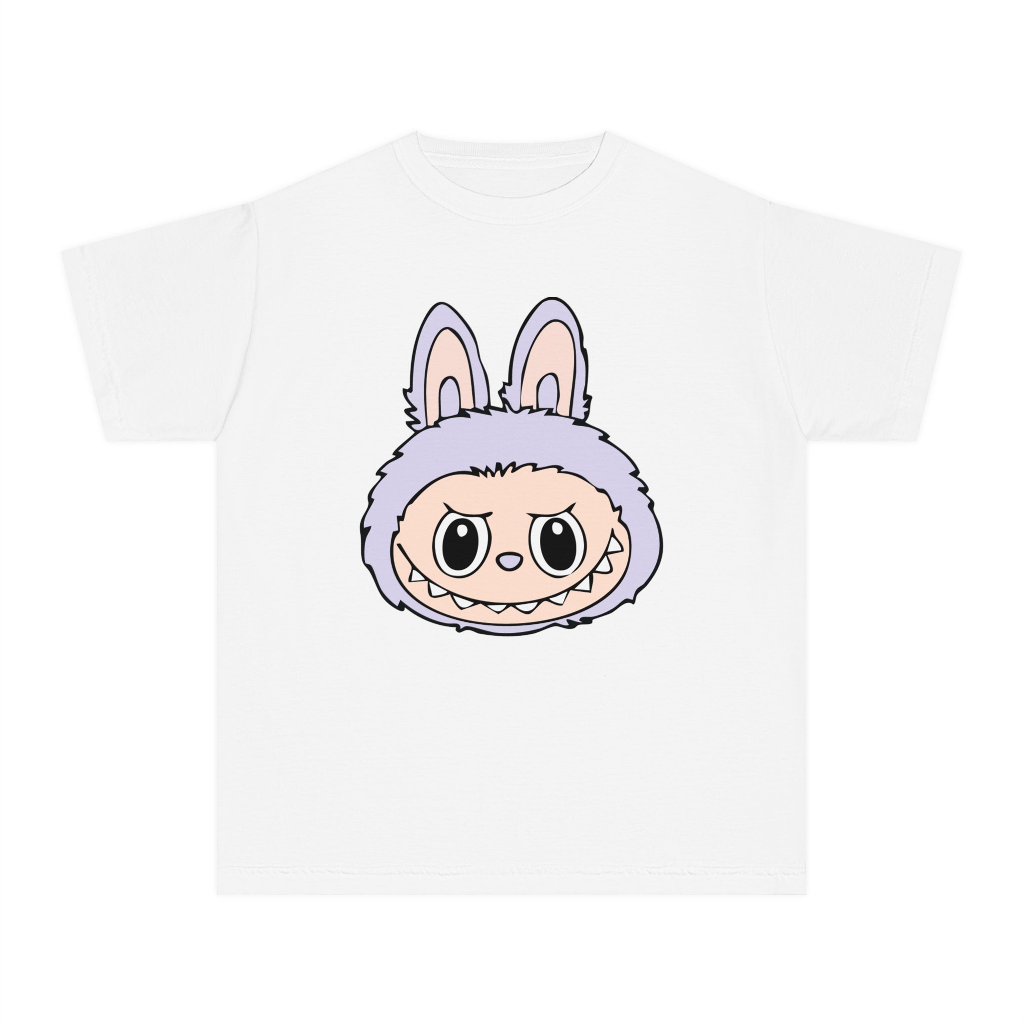 Light Purple Labubu Face Youth Tee