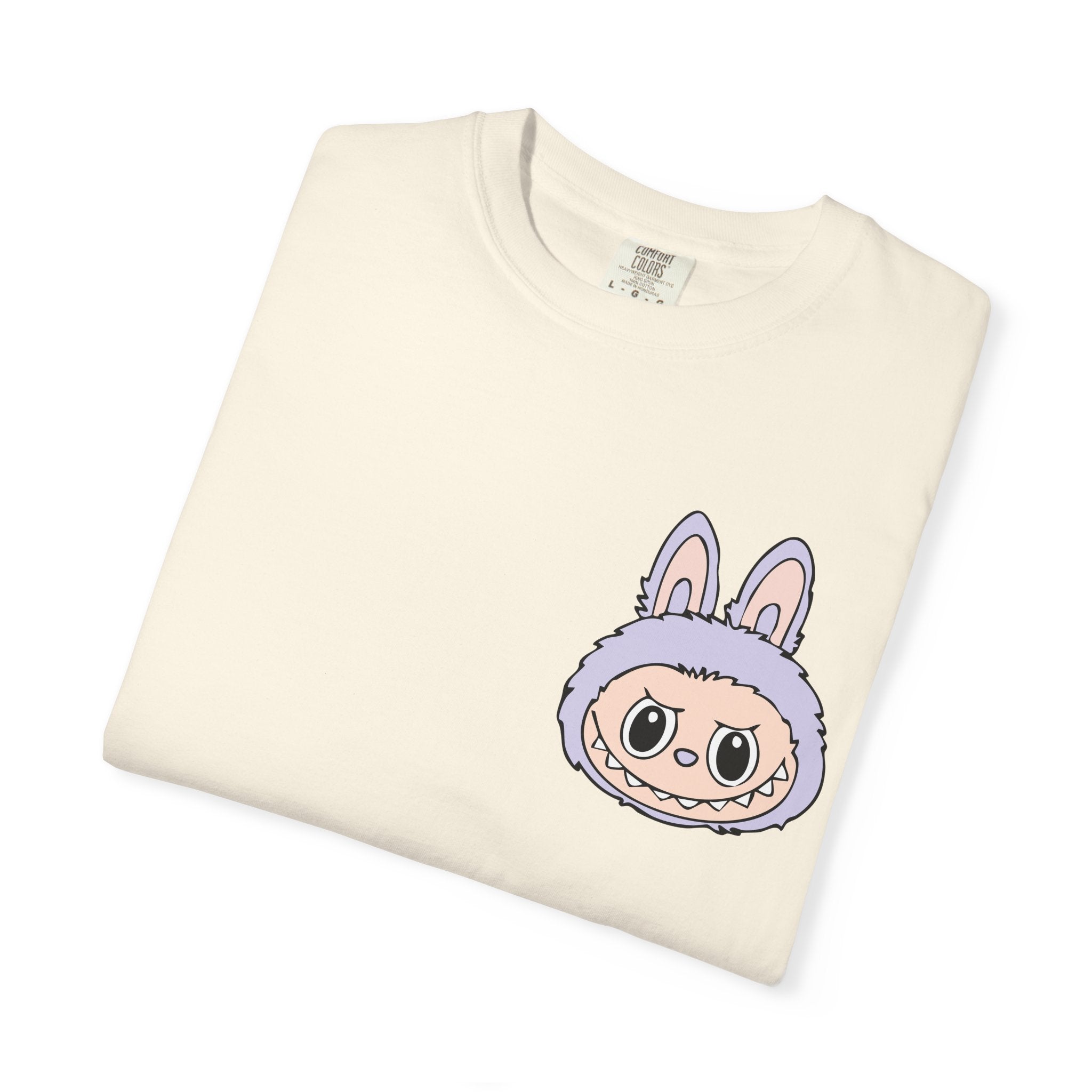 Light Purple Labubu Face Tee