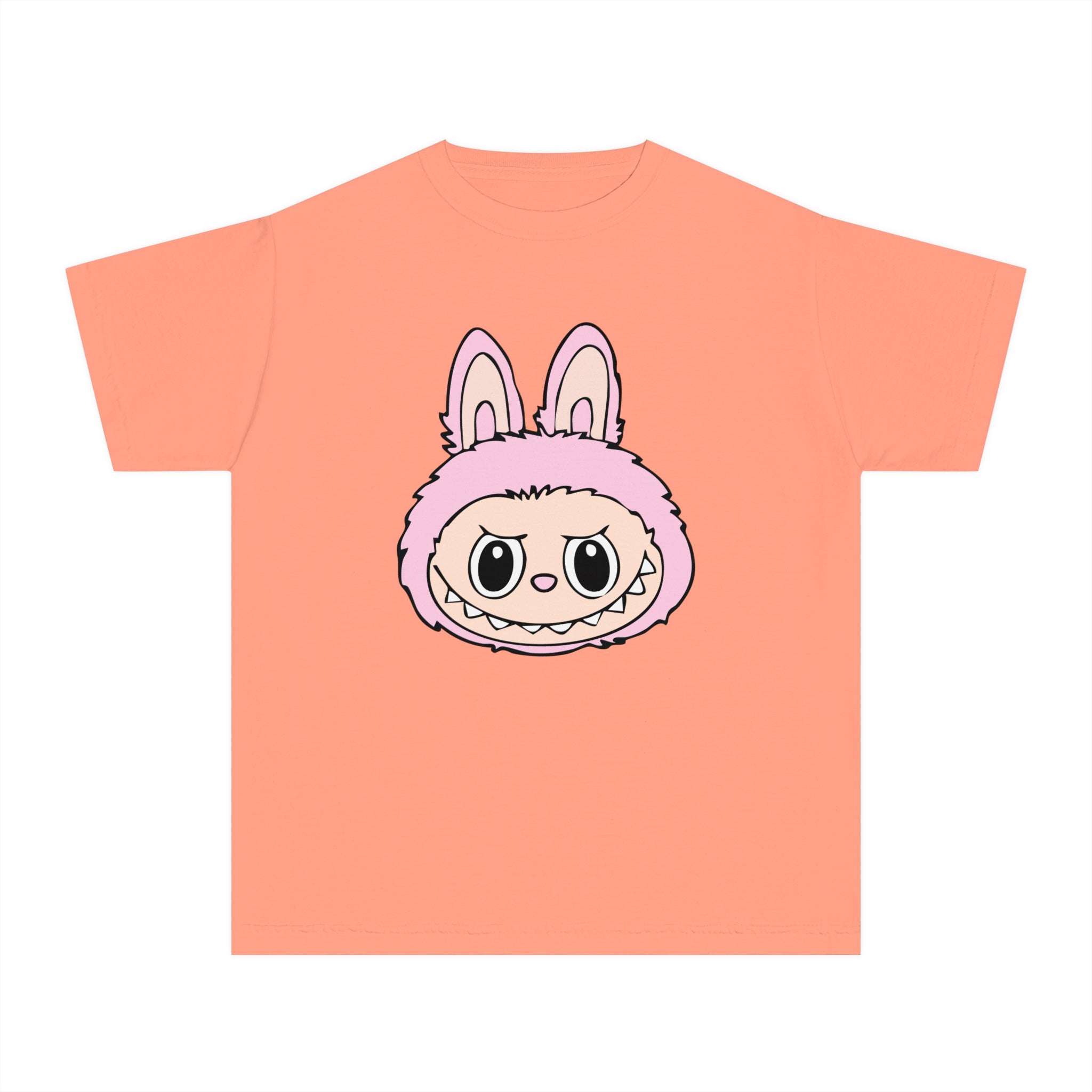 Light Pink Labubu Face Youth Tee