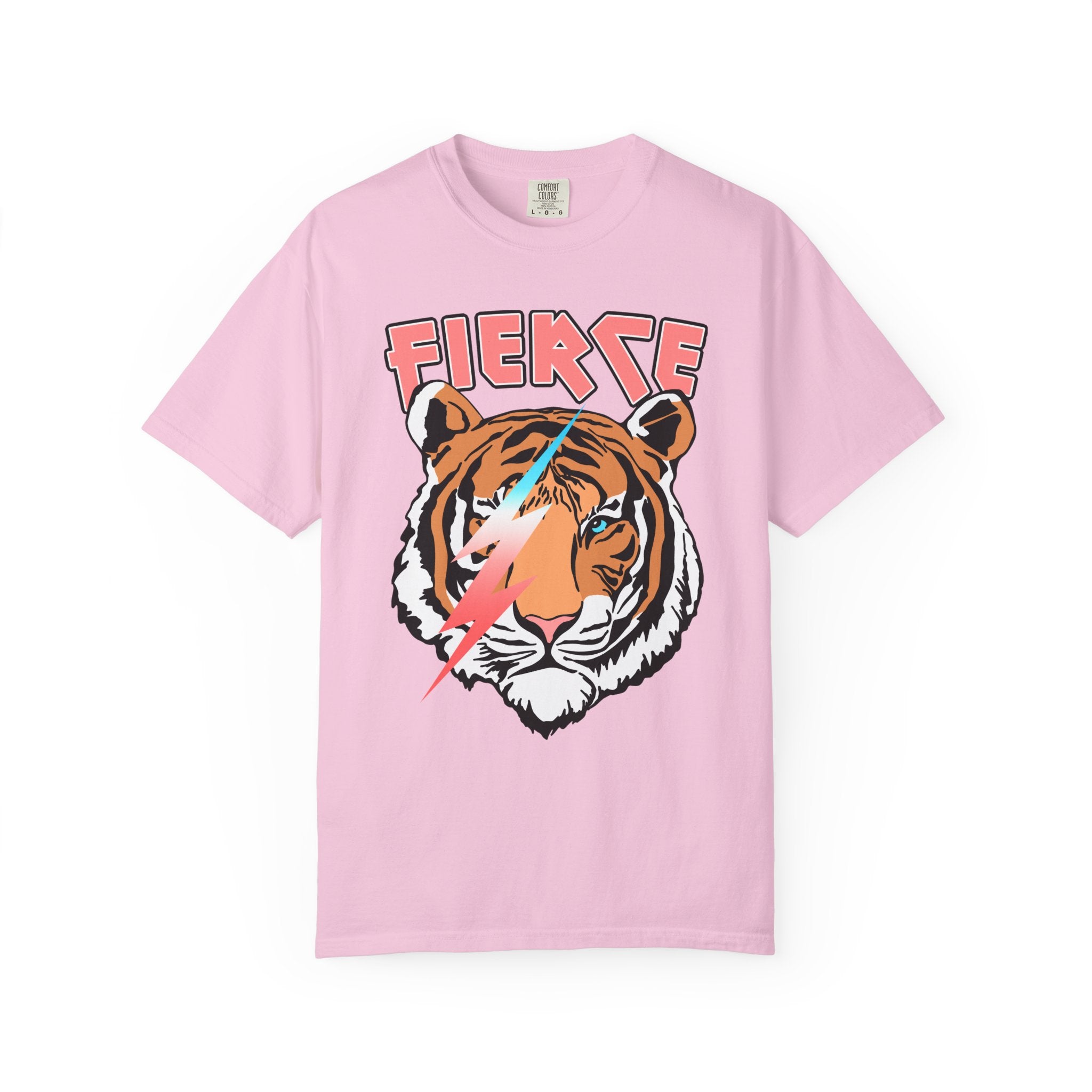 Fierce Lightning Tiger Graphic Tee