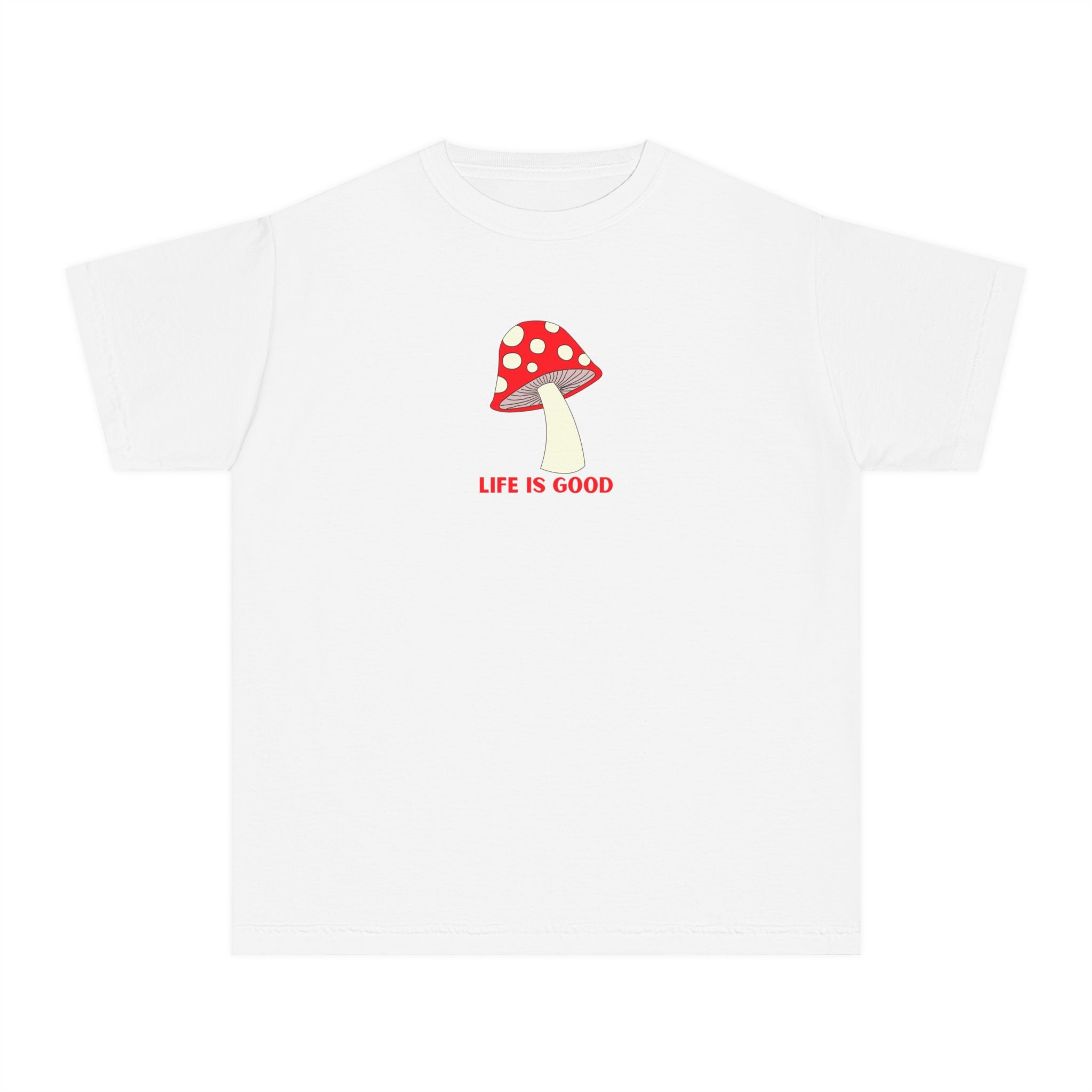 Life Is Good Mushroom Youth Tee