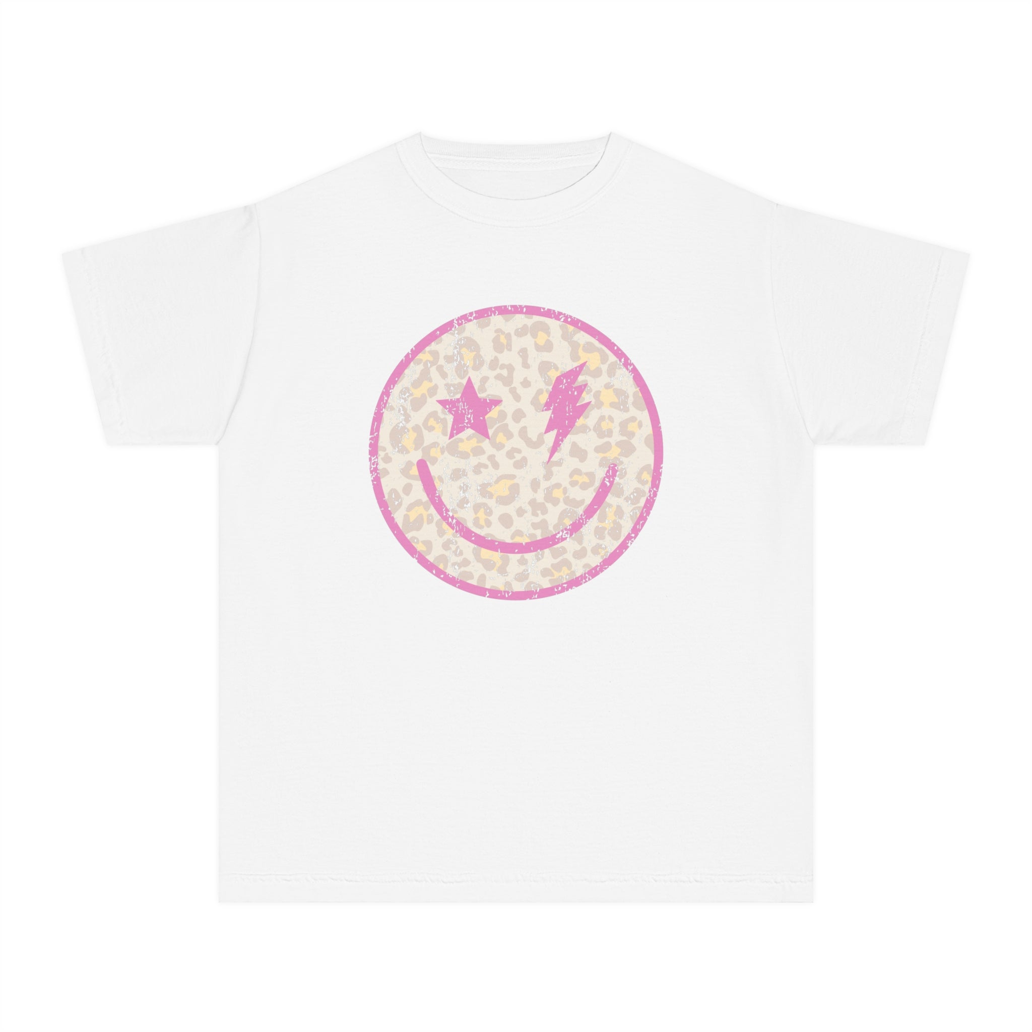 Leopard Smiley Youth Tee