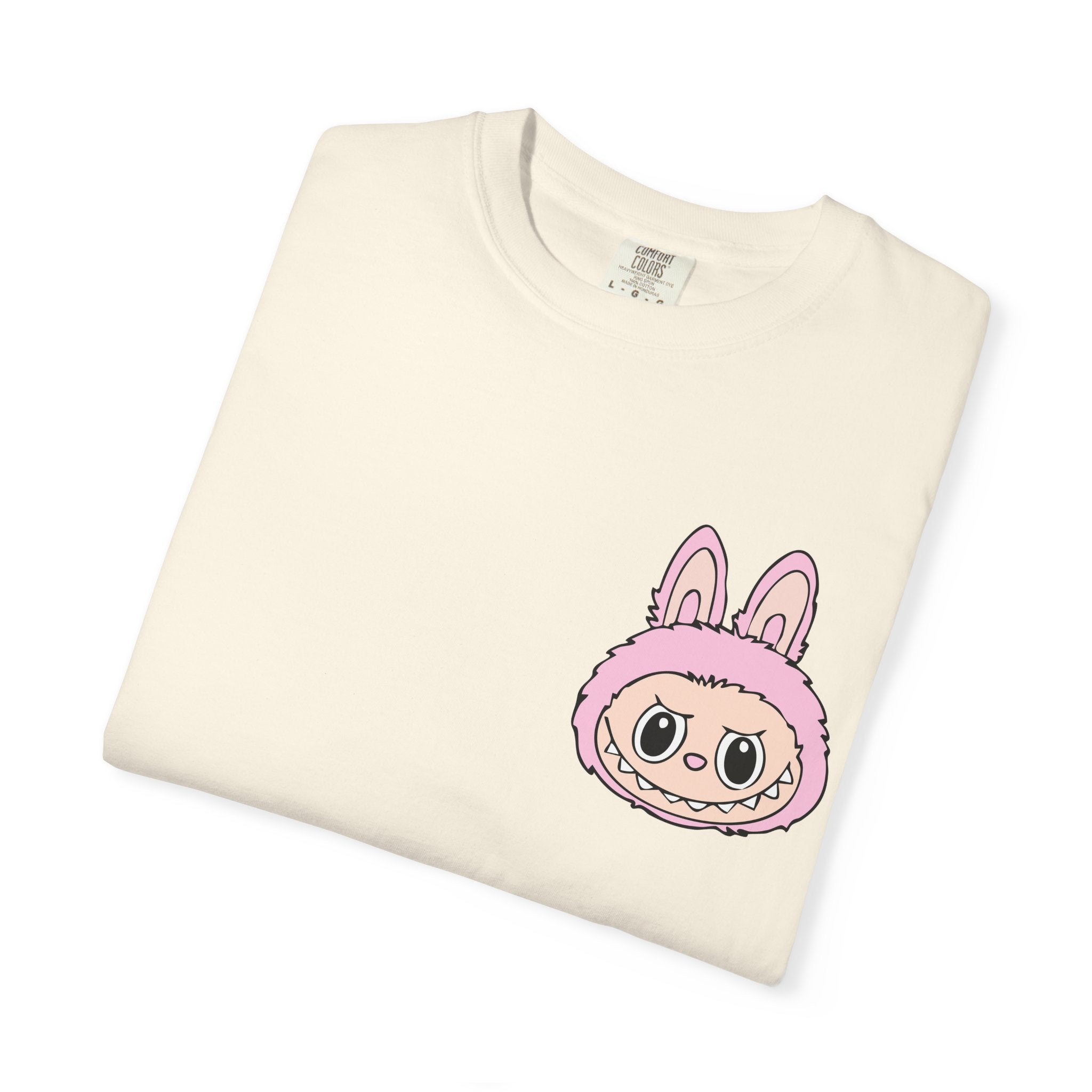 Light Pink Labubu Face Tee