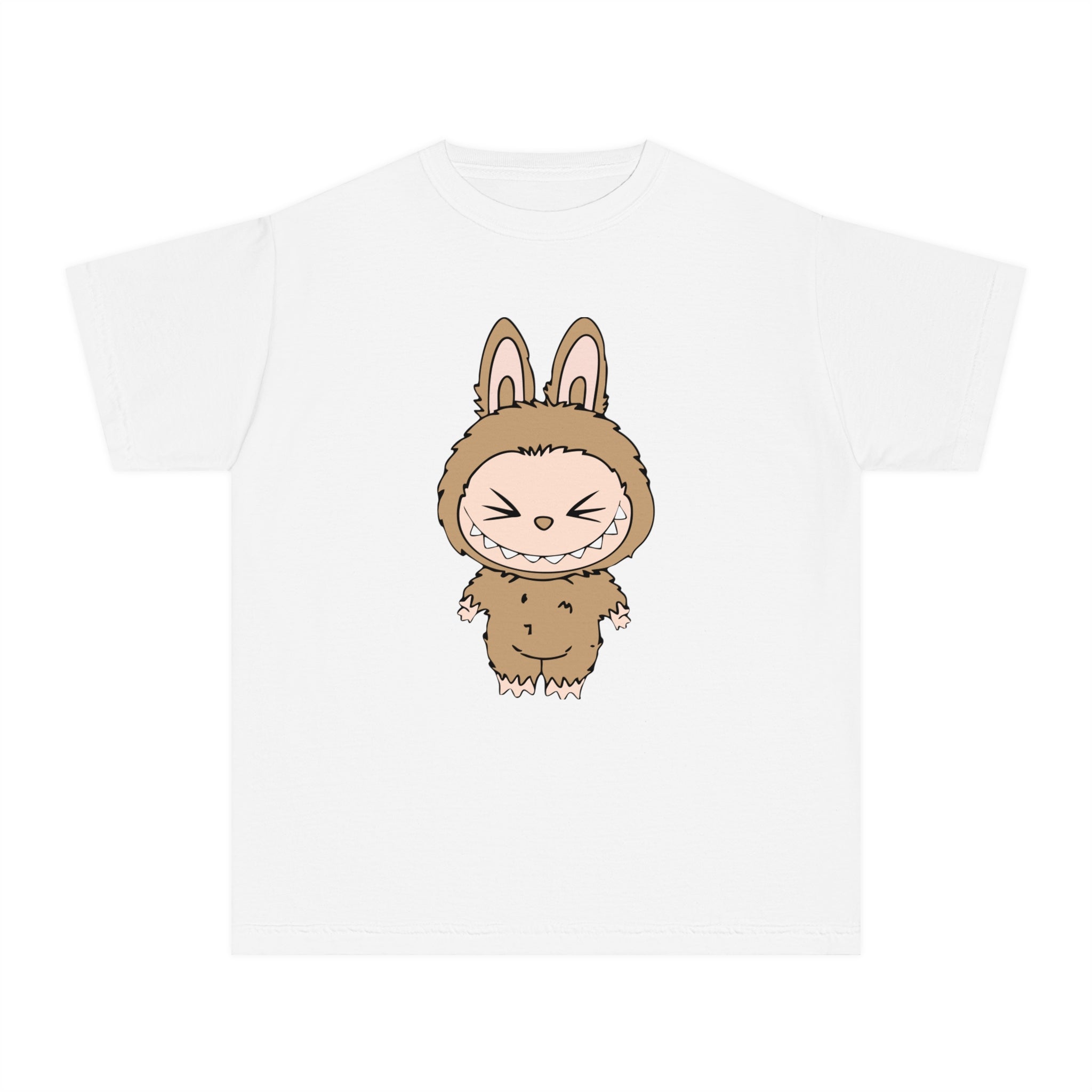 Brown Labubu Character Youth Tee