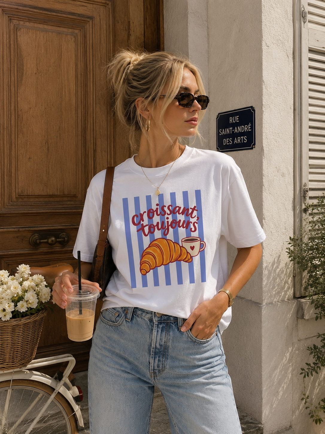 Croissant Toujours Tee