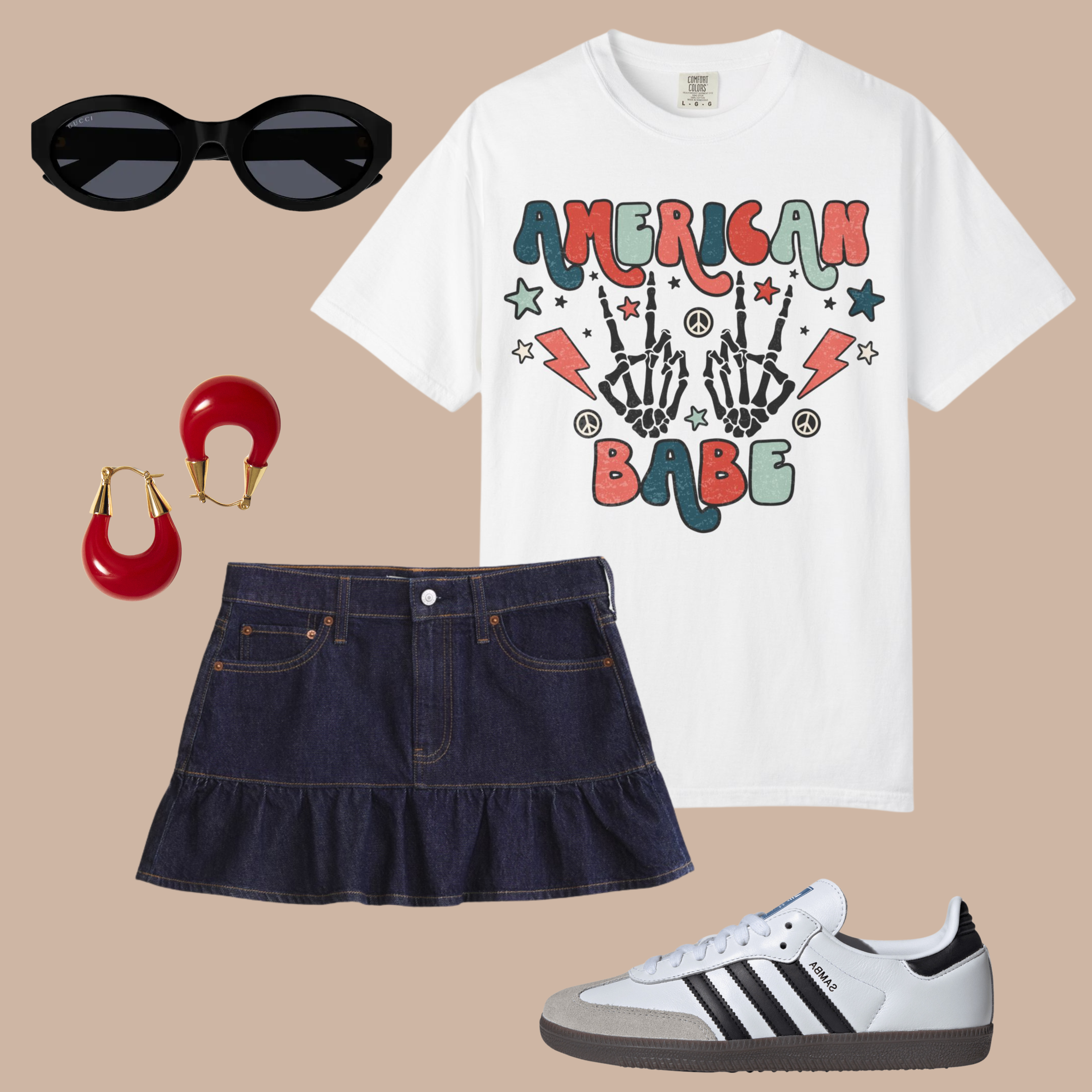 American Babe Graphic Tee