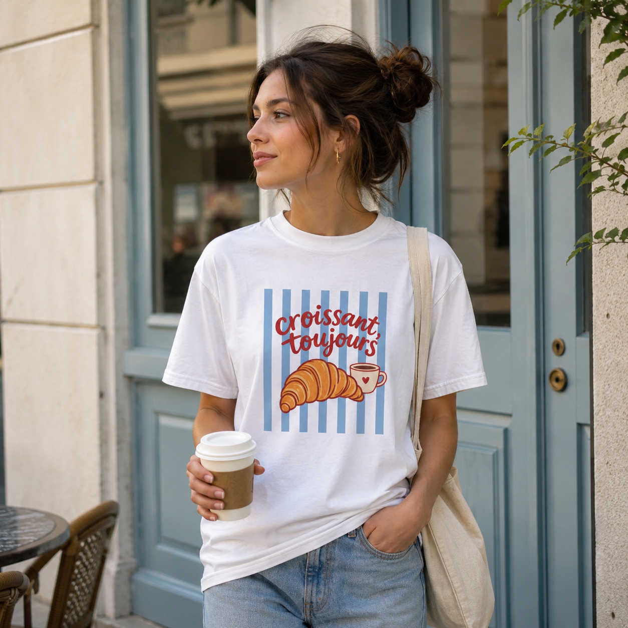 Croissant Toujours Tee