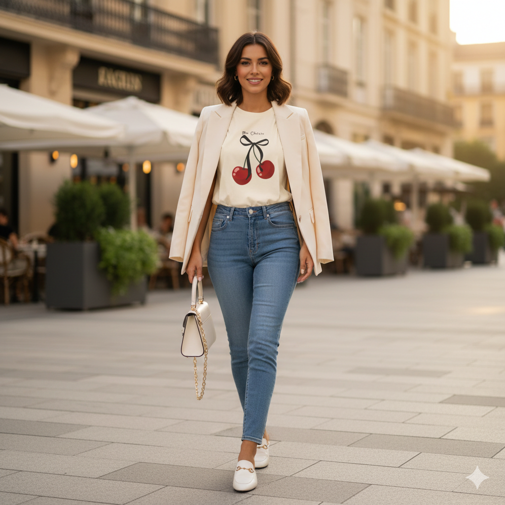 Ma Chérie Cherry Tee