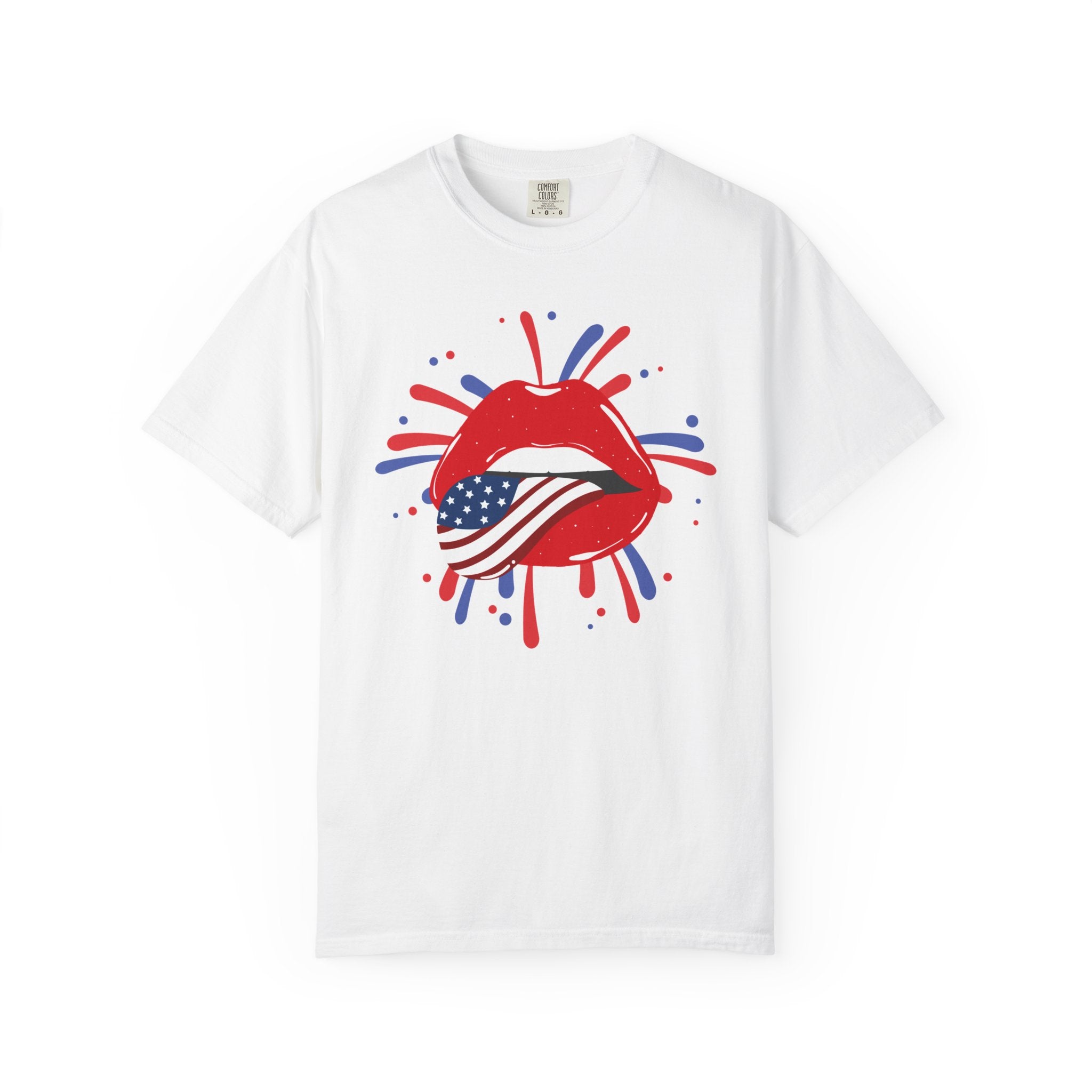 USA Lips & Tongue Tee